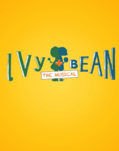 Ivy and Bean musical logo on yellow background