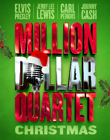 Million Dollar Quartet Christmas musical logo